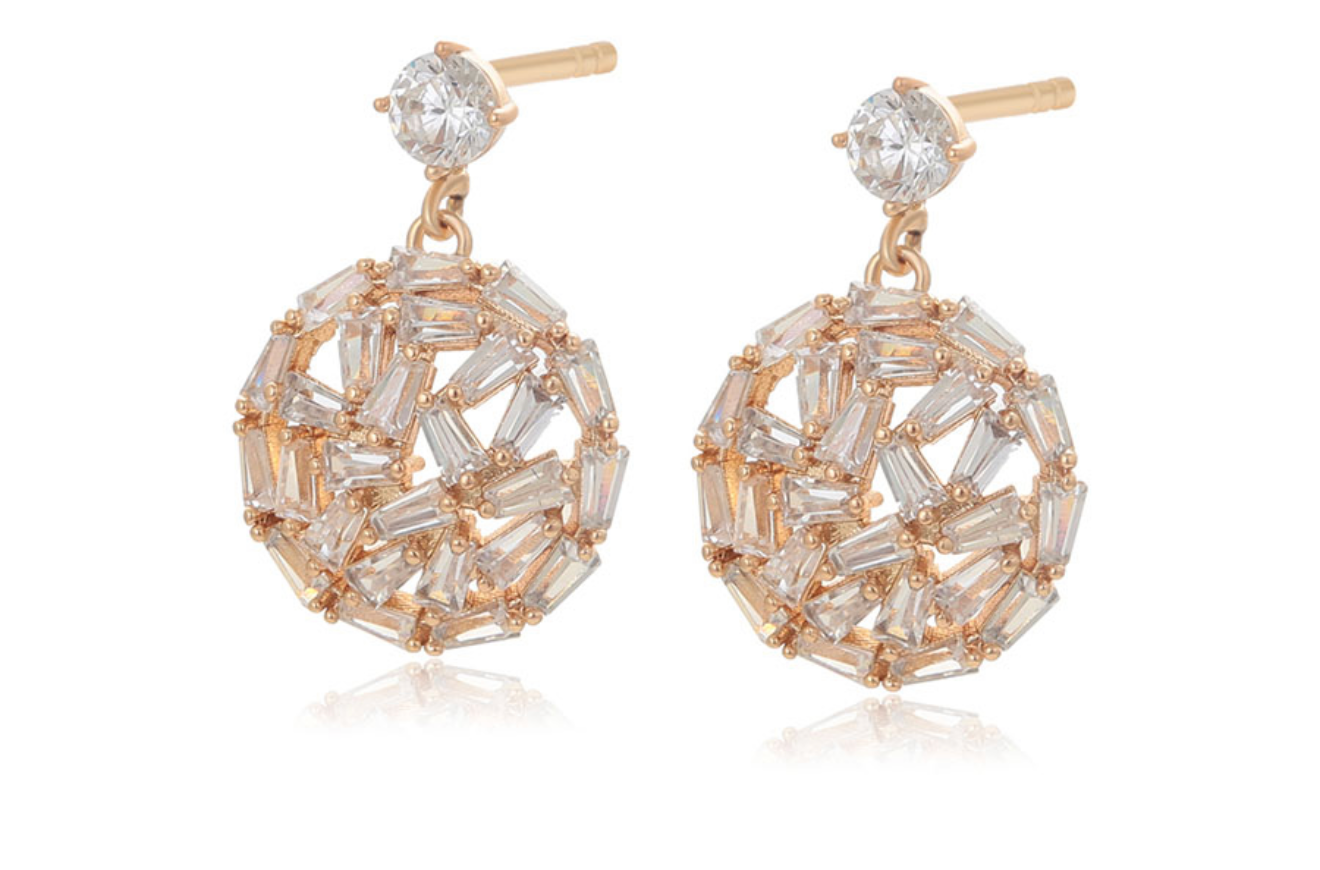 Baguette Cluster Drops