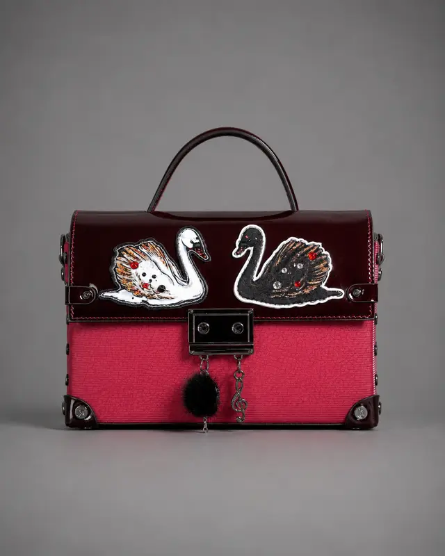 Swan Serenade - Burgundy Duet, image 1 of 4